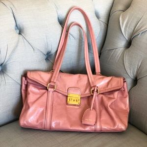 Miu Miu Vitello Shine bag (pink)